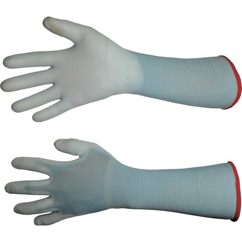トラスコ中山 富士手袋 ウレタンメガロング ブルー5P S(ご注文単位1組)【直送品】