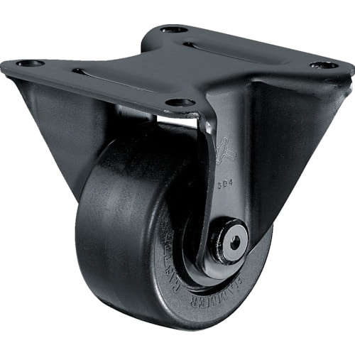 トラスコ中山 ハンマー 低床重荷重用固定式ナイロン車輪(ボールベアリング)65mm 277-2957(ご注文単位1個)【直送品】