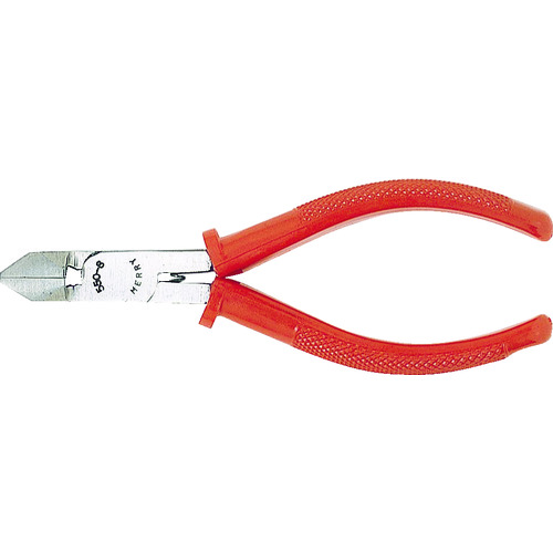 トラスコ中山 メリー 二枚式斜ニッパ(成形カバー付)125mm（ご注文単位1個）【直送品】
