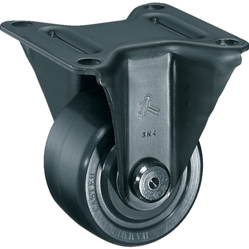 トラスコ中山 ハンマー 低床式重荷重用 固定 ナイロンB車65mm(ご注文単位1個)【直送品】