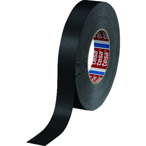 トラスコ中山 tesa 補修テープ テサ56432 黒 38mmx20m(ご注文単位1巻)【直送品】