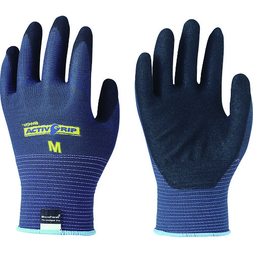 トラスコ中山 トワロン ニトリル背抜き手袋 アクティブグリップ M(ご注文単位1組)【直送品】