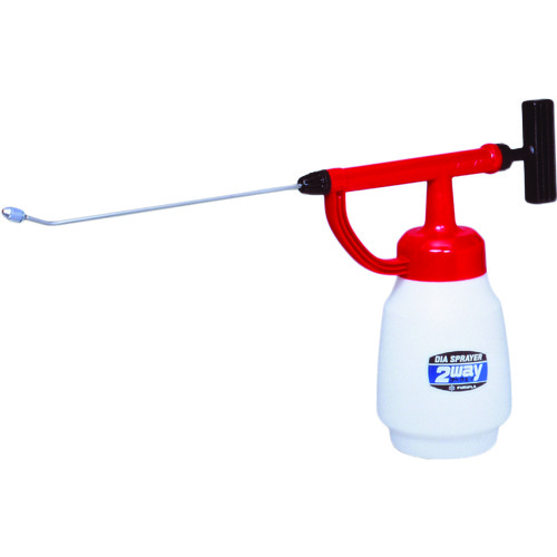 トラスコ中山 フルプラ スプレー容器 ダイヤスプレーツーウェイ レッド 1700ml(ご注文単位1個)【直送品】