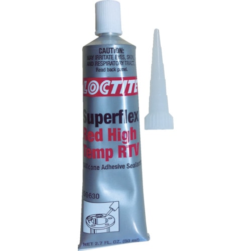 トラスコ中山 ロックタイト 工業用シーリング剤 スーパーフレックスシリコーン(耐熱タイプ) 80ml(135507)(SI596 )(ご注文単位1本)【直送品】