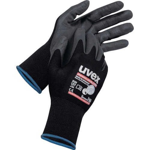 トラスコ中山 UVEX ニトリル背抜き手袋 フィノミック エアライト A ESD L(ご注文単位1組)【直送品】