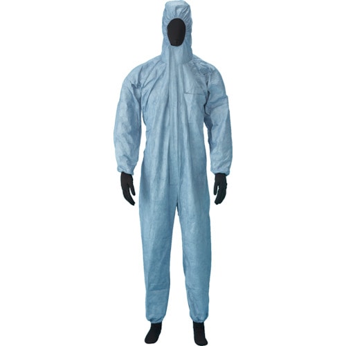 トラスコ中山 アゼアス タイベック(R)製続服 クラシックブルー LLサイズ（ご注文単位1着）【直送品】