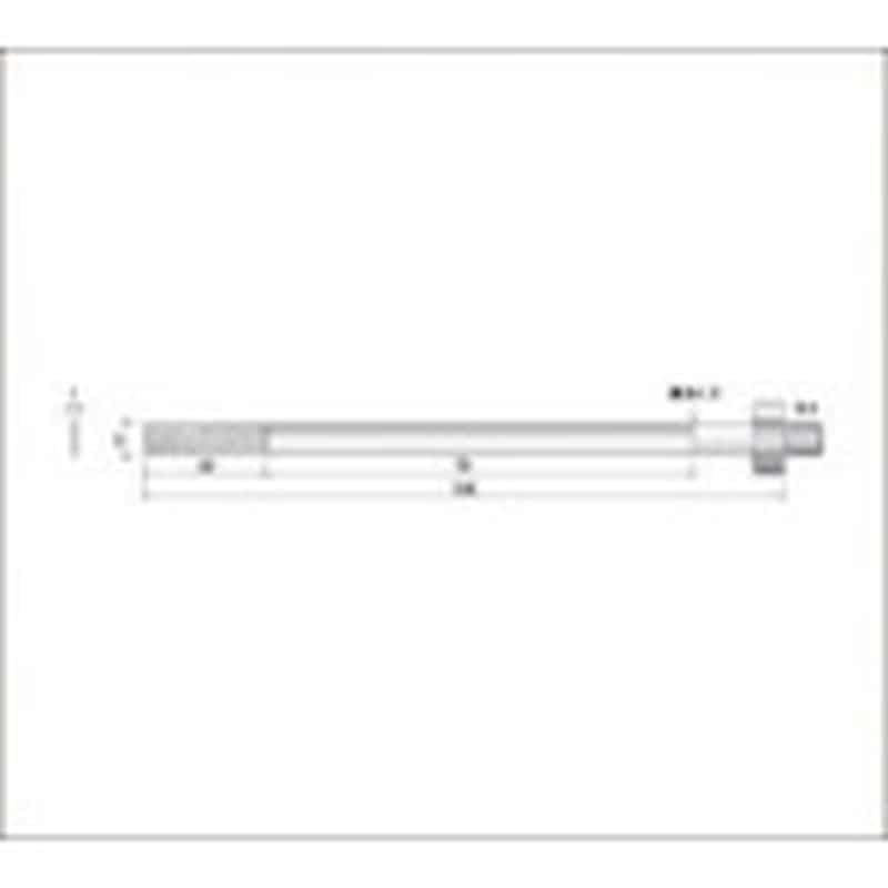 トラスコ中山 ナカニシ 電着ダイヤモンドヤスリ(全長105mm刃長20mm刃幅5mm) 477-2245(ご注文単位1本)【直送品】