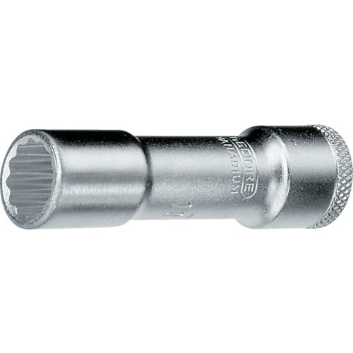 トラスコ中山 GEDORE ソケット(12角) 3/8 ロング 12mm(ご注文単位1個)【直送品】