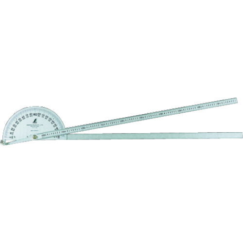 トラスコ中山 シンワ プロトラクターNO.1000 2本竿(ご注文単位1個)【直送品】