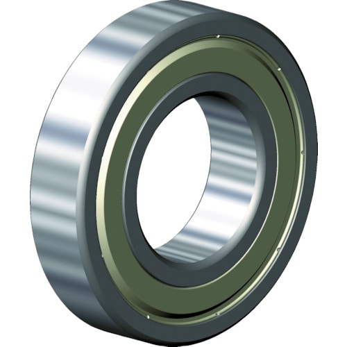 トラスコ中山 CCTY 深溝玉軸受(両側シールドタイプ)内輪径20×外52mm(ご注文単位1個)【直送品】
