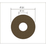 トラスコ中山 ナカニシ サンドペーパーディスク(100枚入)粒度120 基材:布 外径31mm(ご注文単位1袋)【直送品】
