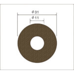トラスコ中山 ナカニシ サンドペーパーディスク(100枚入)粒度240 基材:布 外径31mm(ご注文単位1袋)【直送品】