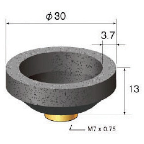 トラスコ中山 ナカニシ インパルス用先端工具 (1Pk(箱)=12個入) 293-2725(ご注文単位1パック)【直送品】