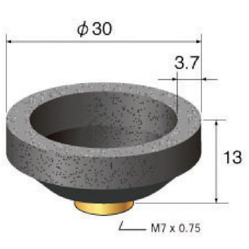 トラスコ中山 ナカニシ インパルス用先端工具 (1Pk(箱)=12個入) 293-2741(ご注文単位1パック)【直送品】