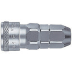 トラスコ中山 日東 ナットカプラ 鋼鉄製相手側ホースサイズ(mm)6.5×10.0(04113)(ご注文単位1個)【直送品】