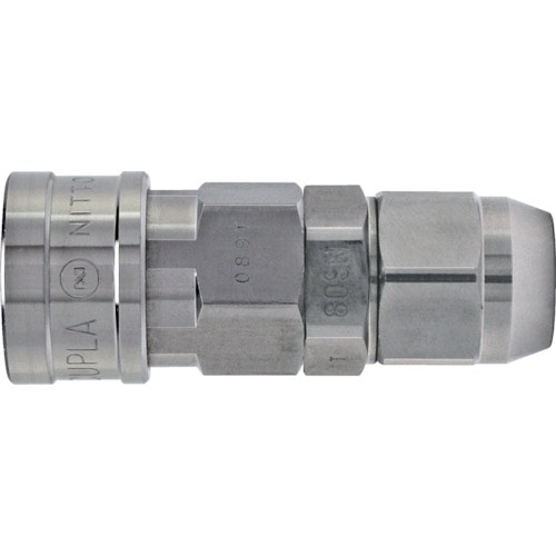 トラスコ中山 日東 ナットカプラ (ウレタンホース取付用ソケット) 相手側ホースサイズ6.5×10・0mm(40396)(ご注文単位1個)【直送品】