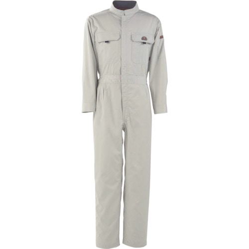 トラスコ中山 カジメイク T/C長袖つなぎ服 アイスホワイト 5L(ご注文単位1着)【直送品】