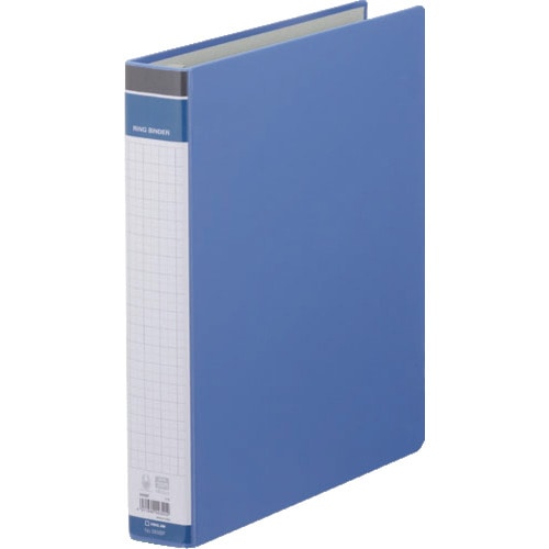 トラスコ中山 キングジム リングバインダ-BF 青 130-0697(ご注文単位1冊)【直送品】