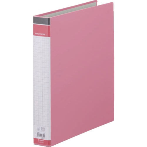 トラスコ中山 キングジム リングバインダ-BF ピンク(ご注文単位1冊)【直送品】