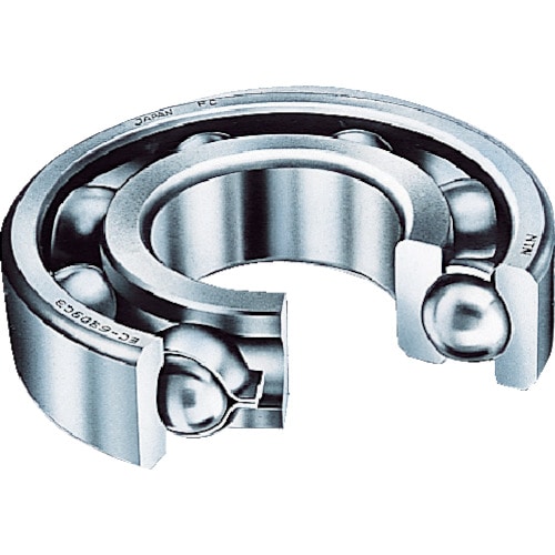 トラスコ中山 NTN A 小径小形ボールベアリング(開放タイプ)内輪径12mm外輪径24mm 幅6mm(ご注文単位1個)【直送品】