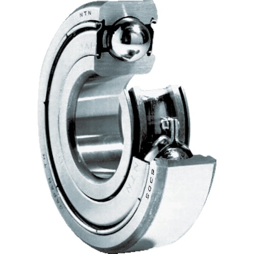 トラスコ中山 NTN A小径小形ボールベアリング(止め輪付両側シールド)内径17mm外径30mm幅7mm(ご注文単位1個)【直送品】