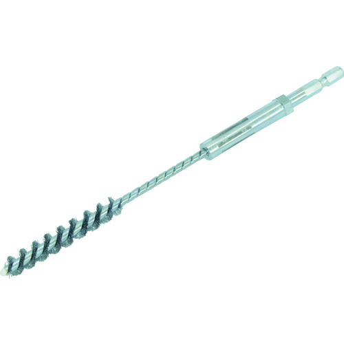 トラスコ中山 TRUSCO 六角軸スパイラルホールブラシ ワイヤー鋼線 10.5mm 下穴径(ご注文単位1本)【直送品】