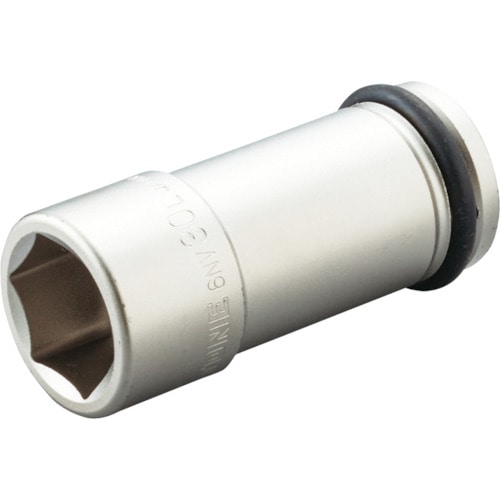 トラスコ中山 TONE インパクト用ロングソケット 対辺寸法28mm 全長100mm(ご注文単位1個)【直送品】