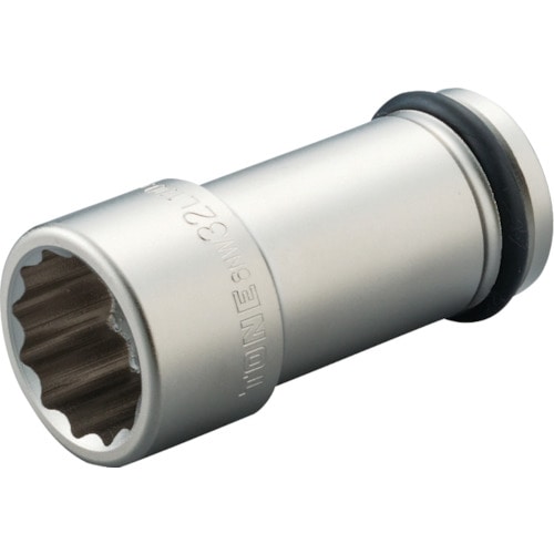 トラスコ中山 TONE インパクト用ロングソケット(12角) 対辺寸法35mm 差込角19.0mm(ご注文単位1個)【直送品】