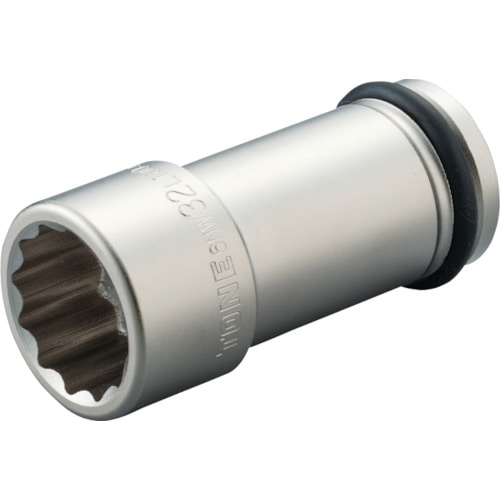 トラスコ中山 TONE インパクト用ロングソケット(12角) 対辺寸法41mm 差込角19.0mm(ご注文単位1個)【直送品】