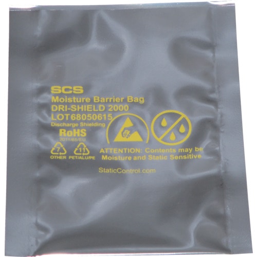 トラスコ中山 SCS 防湿シールドバッグ 152X254mm (100枚入)(ご注文単位1箱)【直送品】