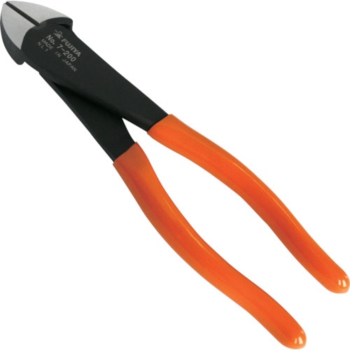 トラスコ中山 フジ矢 ヨーロッパ型強力ニッパ 全長205mm(ご注文単位1個)【直送品】