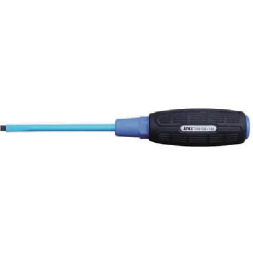 トラスコ中山 アネックス 絶縁ドライバー 刃先-5×軸長100mm 全長217mm(ご注文単位1本)【直送品】