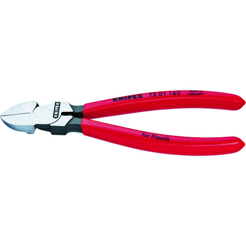 トラスコ中山 KNIPEX プラスチック用ニッパー 140mm(ご注文単位1個)【直送品】