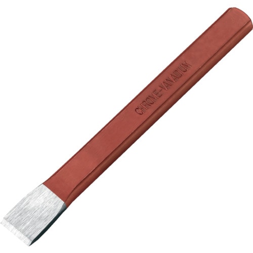 トラスコ中山 RACODON フラットチゼル 300mm 赤(ご注文単位1本)【直送品】