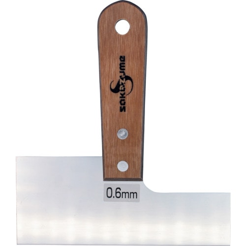トラスコ中山 SAKAZUME マルチ寸ベラ0.6mm厚x120mm(ご注文単位1個)【直送品】