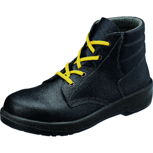 トラスコ中山 シモン 静電安全靴 編上靴 7522黒静電靴 24.5cm(ご注文単位1足)【直送品】