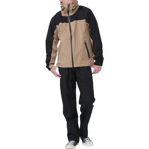 トラスコ中山 カジメイク 7572 4WAYストレッチシールドEX ベージュ M(ご注文単位1着)【直送品】