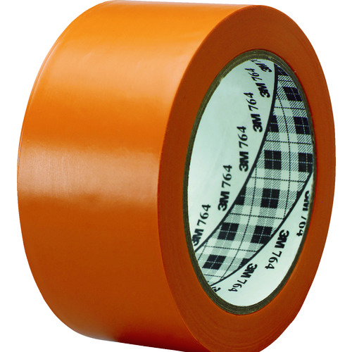 トラスコ中山 3M ラインテープ 764 オレンジ 50.8mm×32.9m(ご注文単位1巻)【直送品】