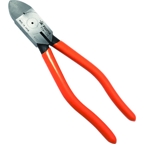 トラスコ中山 フジ矢 電工VAニッパ(ストレート刃) 175mm(ご注文単位1個)【直送品】