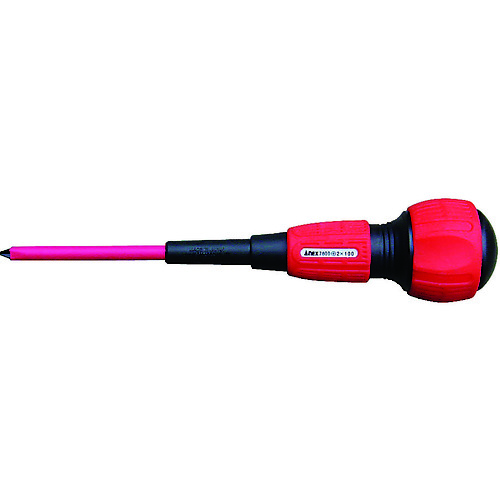 トラスコ中山 アネックス スリットパワー絶縁ドライバー +1×100(ご注文単位1本)【直送品】