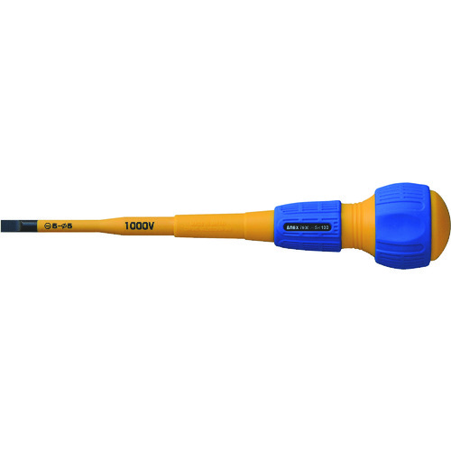 トラスコ中山 アネックス スリム絶縁ドライバー -5×100(ご注文単位1本)【直送品】