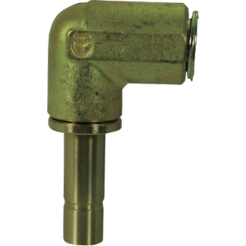 トラスコ中山 チヨダ 冷却水配管用タッチコネクターフジVタイプエルコネクター(金属) 8mm（ご注文単位1個）【直送品】
