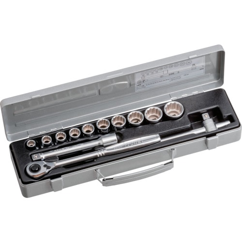 トラスコ中山 TONE ソケットレンチセット 差込角12.7mm 13点セット(ご注文単位1セット)【直送品】