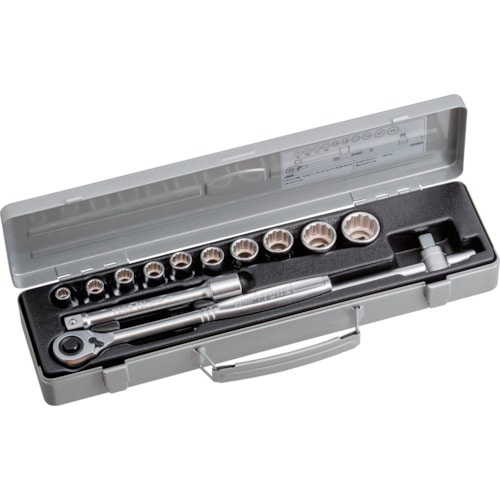 トラスコ中山 TONE ソケットレンチセット ISO 差込角12.7mm 13点セット(ご注文単位1セット)【直送品】