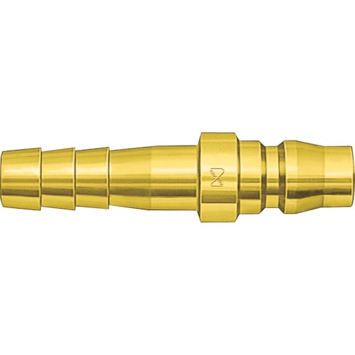トラスコ中山 日東 真ちゅう製ハイカプラ(ホース取付用プラグ)相手側1インチ耐圧力1.5Mpa(00216)(ご注文単位1個)【直送品】