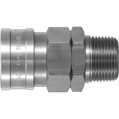 トラスコ中山 日東 ハイカプラ ステンレス製 ニトリルゴムNBR(SG)SUS800SM(00277)（ご注文単位1個）【直送品】