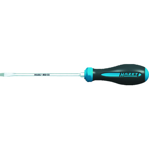トラスコ中山 HAZET HEXAnamic樹脂ソフトグリップドライバー マイナス5.5(ご注文単位1本)【直送品】