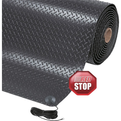 トラスコ中山 NOTRAX 導電性マット ダイヤモンドシュタット 910X1500(ご注文単位1枚)【直送品】