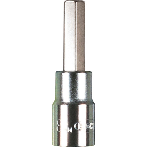 トラスコ中山 エイト 六角ソケットビット 標準寸法(差込角9.5mm) 8mm 単品(ご注文単位1個)【直送品】