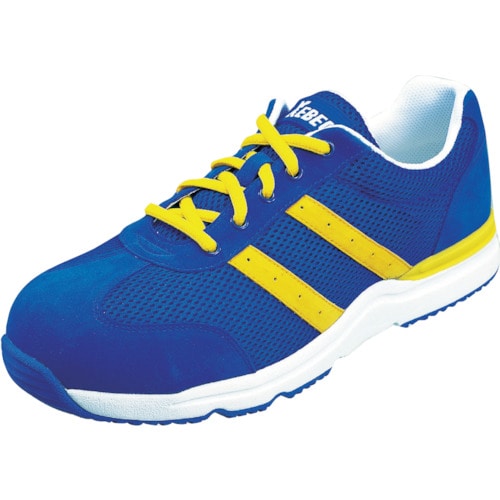 トラスコ中山 ジーベック めちゃ軽セフティシューズ 85110 ブルー 23.5CM(ご注文単位1足)【直送品】